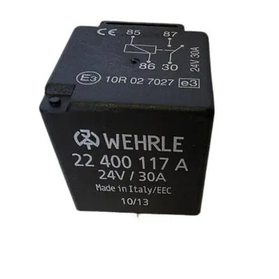 Maskinrelæ 24V 30A - driftsikker kvalitet fra Wehrle