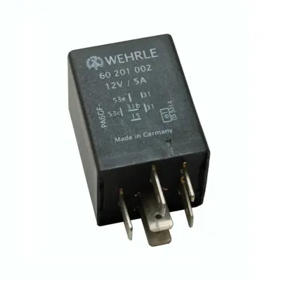 Wehrle visker-/vasker intervalrelæ 12V med 6 ben til John Deere, Mercedes-Benz, Opel, SAAB, Scania, Volvo og VW