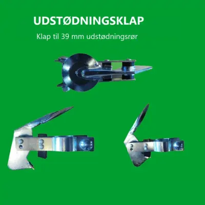Udstødningsklap 39 mm - Klap til traktor udstødning - regnklap - Regnhætte - Køb nu hos Ditlevsen Import i Vejen - Mulighed for afhentning