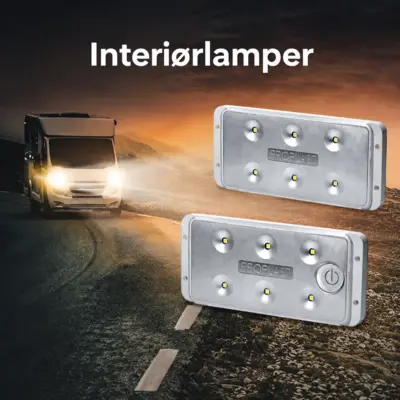 PRO-MINI-SPACE - LED Interiørlampe fra Proplast - 2 forskellige modeller