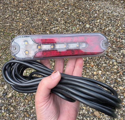 Proplast baglygte med 5 meter kabel