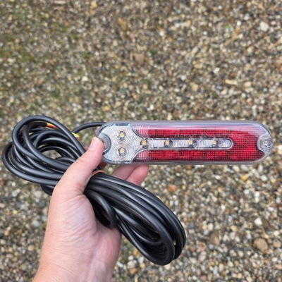 Proplast LED baglygte med 5 meter kabel