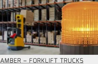 LED advarselsblink FLT LED ELEV 10/100V til gaffeltruck/trucks
