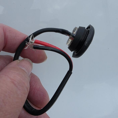 Positionslys LED indbygning - Rund positionslygte til maskine - 10-30V