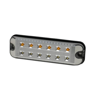 LED Blink- og positionslygte 12/24V – Proplast PRO-TWIN-CAN, påbygning