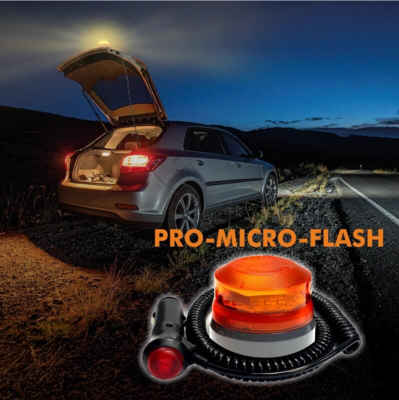 Magnetisk mikro advarselsblink led til cigarstik