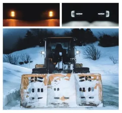 LED sneplovslygte sæt med varme 12/24V