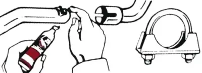 Monteringspasta til samling og tætning af udstødning