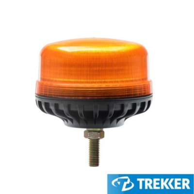 Advarselsblink LED 12/24V til fast montering - Monteres med en bolt.