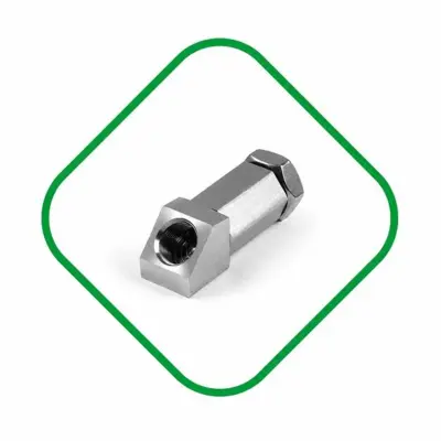 Mini katalysator - Emulator til lambdasonde - til euro 3,4,5 med keramisk kerne - 45 grader
