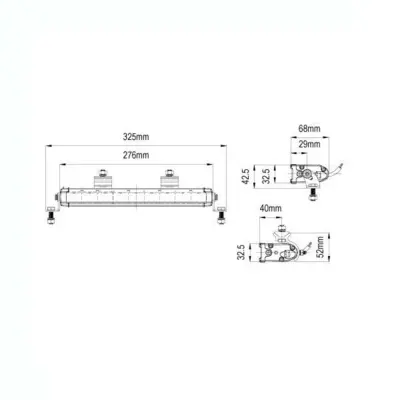 CA6131 arbejdslys/ekstralys fra 247Lighting - 11" arbejdslampe