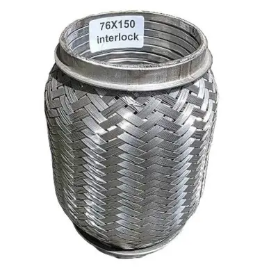 Flexrør 76 mm - 3 tommer flexrør til udstødning på biler og maskiner