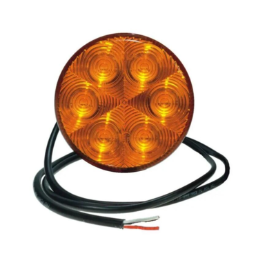 LED blinklygte PRO-MINI-RING 12/24V Ø63 mm – rund bagblinklys med ADR- og E-godkendelse til trailer og lastbil