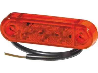 LED markeringslygte 24V PRO-SLIM rød. PROPLAST vare nr. 40044002