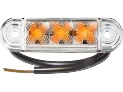 LED sidemarkering 24v klart glas. vare nr. 40044011.