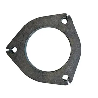 Udstødningsflange Ø80 mm med 3 bolthuller