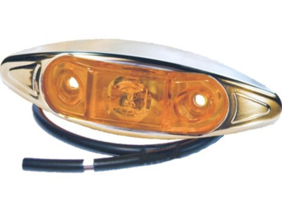 LED sidemarkeringslygte 24V PRO-CAN, Chrom hus. PROPLAST vare nr. 40017021.