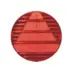 Stor rund rød refleks Ø145 mm - Refleks til montering bagpå campingvogn. autocamper, lastbil, trailer og maskiner