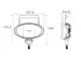 LED arbejdslygte PRO-WORK II H&S 3500Lm, Vakkum-Magnet. Proplast 40472403.