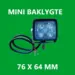 MINI BAKLYGTE 76 X 64 MM