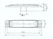 LED positionslygte PRO-FLAT 12/24V. Proplast 40061003.