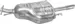 Udstødning bagpotte Opel Astra G 1.4i, 1.6i