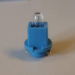 Instrumentpære 12V 1,8W EBS-R – Lyseblå sokkel