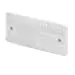 Hvid refleks 90x40 mm – selvklæbende, 2 huller Ø4,2 mm Proplast