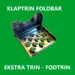 Klaptrin foldbar - Trin - Ekstra trin - Fodtrin - Rustfrit stål