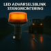 LED advarselsblink til traktor til stangmontering