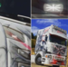 Positionslys Scania lastbil - lygter i Union Jack design