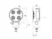 LED arbejdslygte 10-30V Proplast PRO-POWER-BAXTER 3400 lumen, ADR - Proplast 40494503
