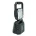 Genopladelig LED arbejdslampe med advarselslys– magnetisk, 18W, 1000 Lumen