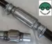 Flexrør "Gør-det-selv" incl. clamps. Ø60. Længde 102 mm. Total længde 203 mm. vare nr. 60X100JD.