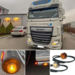 Sidemarkeringslygte til DAF - Proplast PRO-PENNY sidemarkering 12/24V diameter Ø27 mm