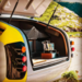 Proplast LED blinklygte 12/24V – rund bagblink Ø63 mm, til Mink Camper med E-godkendelse
