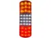 LED baglygte PRO-VERTICAL 12/24V til lodret montering. 4 funktioner: bag, blink, stop, bremselys. Proplast 40287303
