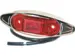 LED markeringslygte 12V PRO-CAN rød, Chrom hus. PROPLAST vare nr. 40017222.