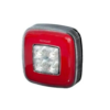 LED Baglygte med stoplys 12/24V – Proplast PRO-SQUARE