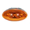 LED blinklygte 12/24V Proplast (bagblink) oval