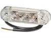 LED positionslygte 24V PRO-SLIM hvid, 5,0 mtr. kabel PROPLAST