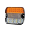 Blink- og positionslygte LED 12/24V - Til traktor og maskine