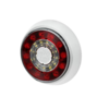LED Tåge- og baklygte 12/24V Proplast PRO-MIDI-RING - hvid lygtering, påbygning