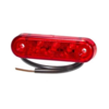LED markeringslygte 12V Proplast PRO-SLIM - Rød markeringslys til trailer og camper