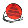 LED Baglygte m/trekantrefleks 12/24V Proplast PRO-DISC, Ø150 mm, ADR