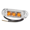 Sidemarkeringslys LED 12V Proplast, klar glas