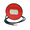 LED Tåge- og baklygte 12/24V Proplast  PRO-DISC FR, Ø150 mm, 1,75 m kabel